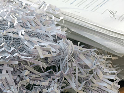 Shredded paper